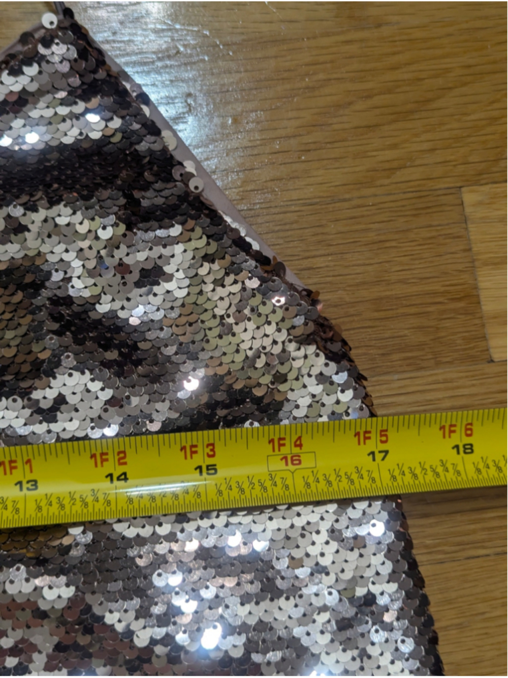 ASOS Rose Gold Sequin Camisole Top Size 6 - Picture 5 of 5